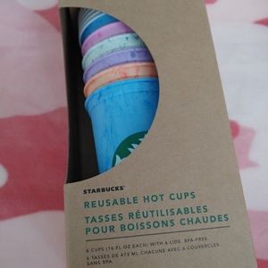 ☕FIRM! NWT STARBUCKS 2020 SUMMER EDITION REUSABLE HOT CUP (DISCONTINUED)